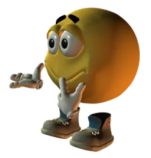 😳 3fd90a70 表情符号, 卡通, 角色, 笑脸 telegram sticker