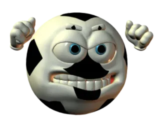 😡 474ca690 足球, 表情符号, 生气, 卡通, 体育 telegram sticker