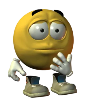 😐 7591d61c 卡通, 角色, 表情符号, 鞋子, 手套, 黄色 telegram sticker