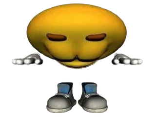 😌 d057b0ad 表情符号, 数字艺术, 笑脸, 表情包, 黄色 telegram sticker