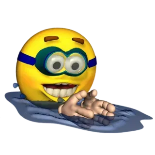 💦 7a7bfaad Эмодзи, Смайлик, Мультфильм, Стикер whatsapp sticker