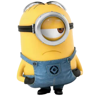 😊 42f7578e Minion Despicable Me Minion, Cattivissimo me, Cartone animato, Personaggio, Divertente, Adesivo telegram sticker