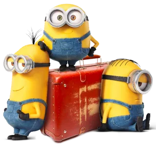 😊 f8de32e6 Minions Despicable Me minions, cartoni animati, divertente, carino, film, personaggio telegram sticker
