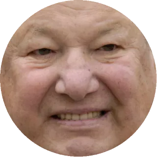 😐 f5524517 face, man, portrait, politics telegram sticker