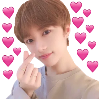 ❤️ 2c4d61dd kpop, ไอดอล, หัวใจ, มินิฮาร์ท, ภาพเหมือน, น่ารัก, ผู้ชาย telegram sticker