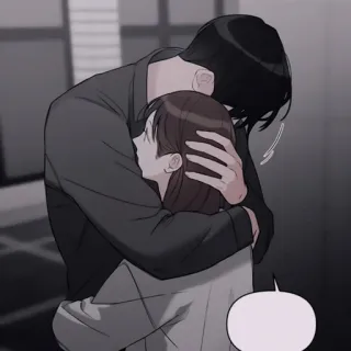 ✖️ 6b77d7eb abrazo, pareja, amor, romance, relación telegram sticker