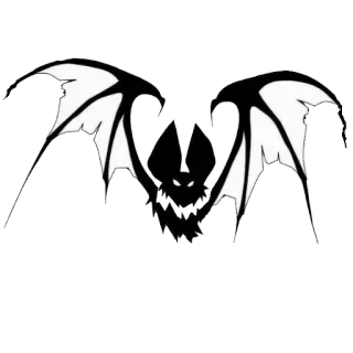 🦇 b49fdf4a 蝙蝠, 动物, 万圣节, 生物, 飞行, 哺乳动物, 夜晚 telegram sticker