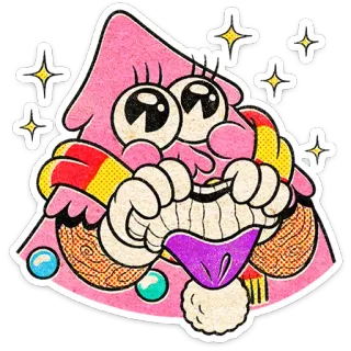 🎄 9e7a3b96 卡通, 围巾, 可爱, 角色, 插图 whatsapp sticker