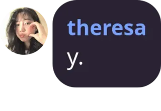 😵 8392fece theresa y. whatsapp sticker