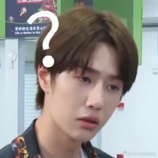 🤍 cc3ecd87 verwirrt, Frage, Mann, denkend, Ausdruck telegram sticker