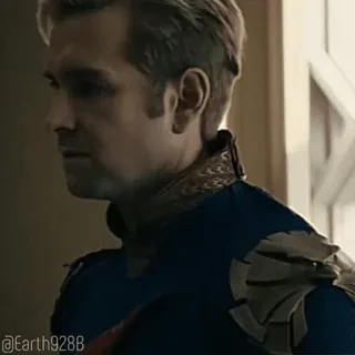 😂 d88ff918 Homelander The Boys Homelander, The Boys, pahlawan super, penjahat, Amazon Prime, kekuatan super whatsapp sticker