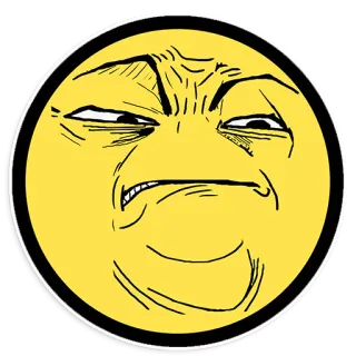 🌝 64aba900 Mème, Réaction, Visage, Drôle, Internet telegram sticker