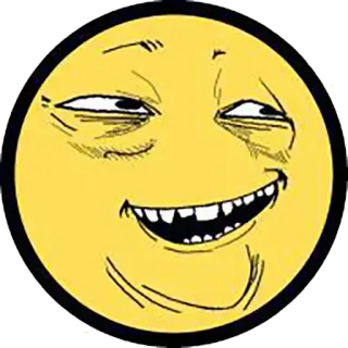 π₯΄ 29096cea emoji, meme, funny, face, smug, internet telegram sticker