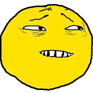π 569b4dac meme, face, yellow, expression, internet, funny telegram sticker
