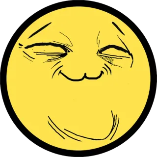 π 79428187 smiley, face, yellow, expression, cartoon, emotion telegram sticker