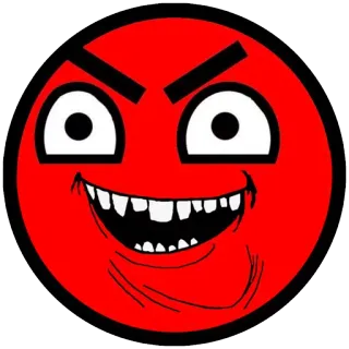 😡 43c99c76 Meme, Marah, Jahat, Merah, Trollface, Rage Comic, Meme Internet, Troll telegram sticker
