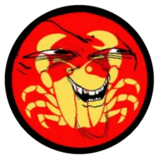 😃 42fa7d38 cangrejo, dibujos animados, comunismo, URSS telegram sticker