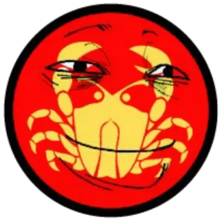 😄 edb74b94 cangrejo, meme, vietnam, bandera, política, emoji, símbolo telegram sticker