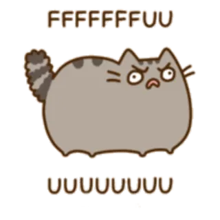👎 b5500c20 FFFFFFFUUUUUUUUUUUUUUU 猫, 表情包, 生气, 搞笑, 网络迷因, 暴走漫画, 巨魔 telegram sticker