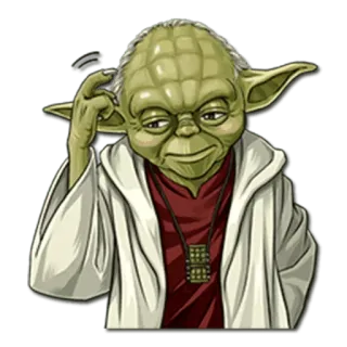 😕 0133456c Yoda Star Wars Yoda, Star Wars, Jedi, Sư Yoda, Thần lực telegram sticker