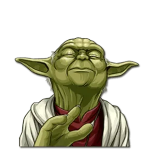 😊 1994c7cb Yoda Star Wars Yoda, Star Wars, Jedi, Sư phụ, Thần lực telegram sticker
