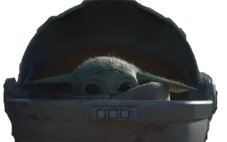 🥺 5fa3d5ee Grogu The Mandalorian Grogu, Baby Yoda, Star Wars, The Mandalorian, cute, child, sci-fi telegram sticker
