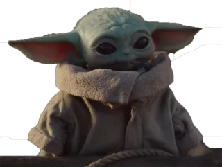😐 c864fc77 Grogu The Mandalorian Grogu, Baby Yoda, Star Wars, The Mandalorian, Disney+, Child, Cute telegram sticker
