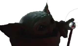 ♟ d8c8545f Grogu The Mandalorian Grogu, Baby Yoda, The Mandalorian, Star Wars, cute, sci-fi, disney telegram sticker