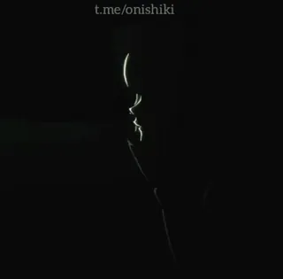 🤯 09161802 t.me/onishiki silhouet, donker, profiel telegram sticker