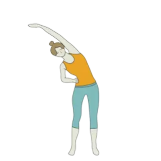 🧘‍♀️ c7ce1696 Yoga, Exercice, Étirement, Fitness, Femme, Pose, Santé telegram sticker