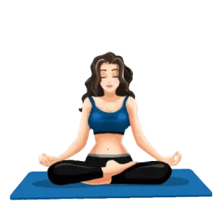 Yog Moves • @HinduStickers whatsapp stickers