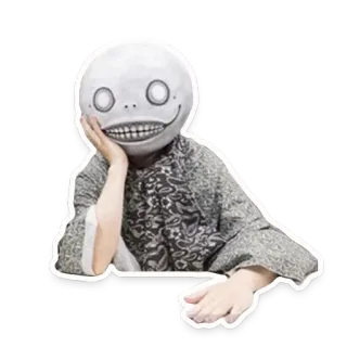 😠 034c288c Emil NieR 에밀, NieR, 캐릭터, 비디오 게임, 마스코트 telegram sticker