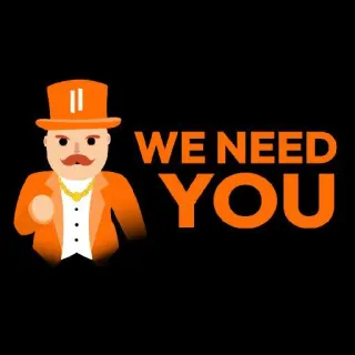 👇 56ecbf18 WE NEED YOU Recruiting, Business, Beitreten, Einstellung, Job, Gesucht telegram sticker