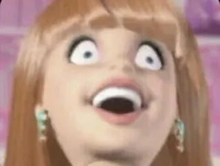 😲 2ad0993b face, expression, woman, cartoon, eyes, mouth telegram sticker