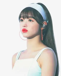 ✨ 2dbdcbac vrouw, portret, meisje, haarband, schoonheid, aziatisch telegram sticker