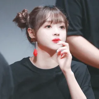 ✨ f946ab5e vrouw, portret, Koreaans, idool, actrice, zangeres telegram sticker