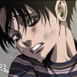 ➖ 0011fce7 LE... traurig, weinend, prellungen, verletzt, manga, tränen telegram sticker