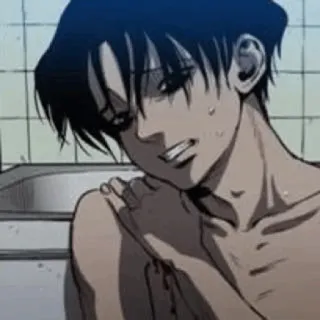 ➖ 369b3863 Anime, Horror, Blut, Gore, Dunkel, Verletzung telegram sticker