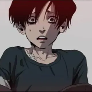 ➖ 5aa8655a Yoon Bum Killing Stalking killing stalking, yoon bum, manhwa, anime, horror, psychologisch, gewalt telegram sticker