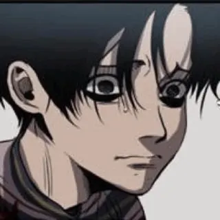 ➖ 9af75a9c Yoon Bum Killing Stalking Killing Stalking, Yoon Bum, Manhwa, Horror, Psychothriller, Stalker telegram sticker