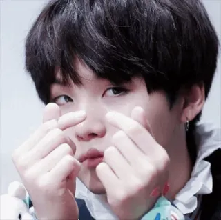 ❤ 09ae0d86 kpop, coeur avec les doigts, coréen, idol, asiatique, mignon, coeur, amour telegram sticker