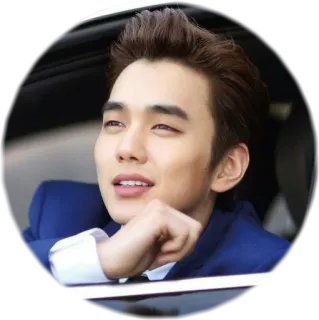 😄 0cf9e140 uomo, completo, coreano, ritratto, che guarda in su, asiatico telegram sticker