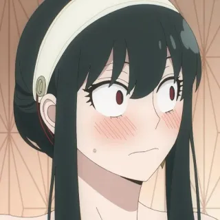 😳 0e921e1e Yor Forger Spy x Family 애니메이션, 요르 포저, 스파이 패밀리, 만화, 여자 telegram sticker