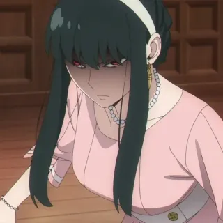 😠 569ca004 Yor Forger Spy x Family 애니메이션, 요르 포저, 스파이 패밀리, 만화 telegram sticker