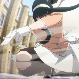 🖕 6667d73b Yor Forger Spy x Family 요르 포저, 스파이 패밀리, 애니메이션, 캐릭터, 만화, 액션 telegram sticker