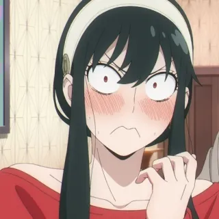 🤕 736eaef0 Yor Forger Spy x Family 애니메이션, 요르 포저, 스파이 패밀리, 만화, 웃긴 telegram sticker