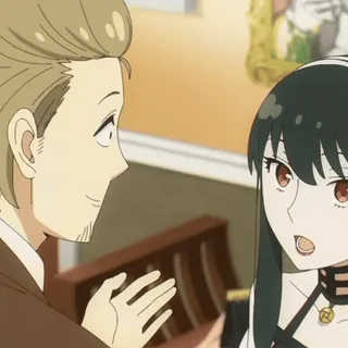 ❤️ 0ca8456c Yor Forger Spy x Family 애니메이션, 스파이 패밀리, 요르 포저, 만화, 캐릭터 telegram sticker