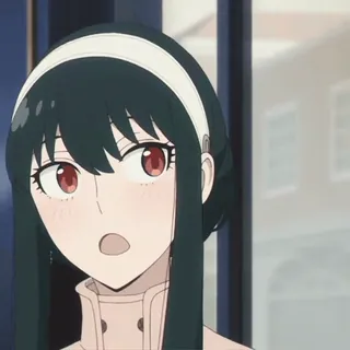 ❤️ b5ab6ff7 Yor Forger Spy x Family 요르 포저, 스파이 패밀리, 애니메이션, 만화, 여자, 캐릭터, 애니메이션 telegram sticker