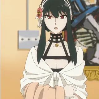 ❤️ c30b16e2 Yor Forger Spy x Family 애니메이션, 스파이 패밀리, 요르 포저, 만화, 캐릭터 telegram sticker