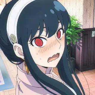 🙂 06a16b32 Yor Forger Spy x Family Anime, Spy x Family, Yor Forger, Hoạt hình, Nhân vật, Fanart telegram sticker